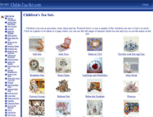 Tablet Screenshot of childs-tea-set.com